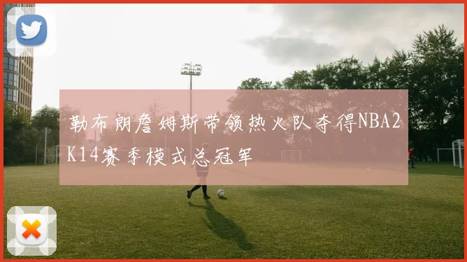 勒布朗詹姆斯带领热火队夺得NBA2K14赛季模式总冠军